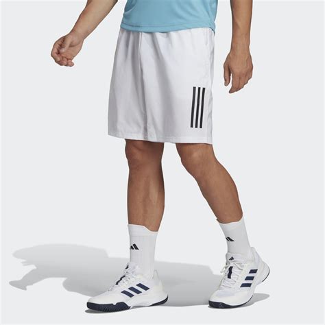 Adidas Club 3 Stripes Tennis Shorts white 